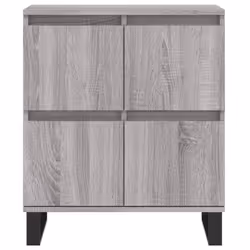 vidaXL Sideboard Storage Cabinet Side Cabinet Cupboard White Engineered Wood - grey sonoma - Additional view 4