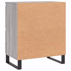 vidaXL Sideboard Storage Cabinet Side Cabinet Cupboard White Engineered Wood - grey sonoma - Additional view 7