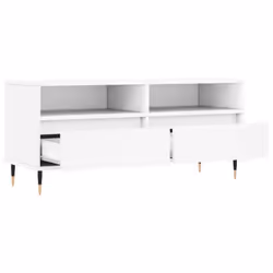 vidaXL TV Cabinet TV Unit Sideboard Media Unit TV Stand White Engineered Wood - Additional view 5