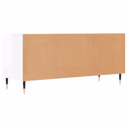 vidaXL TV Cabinet TV Unit Sideboard TV Stand High Gloss White Engineered Wood - Additional view 7