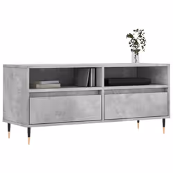 vidaXL TV Cabinet TV Unit Media Cabinet TV Stand Concrete Grey Engineered Wood