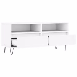 vidaXL TV Cabinet TV Unit Sideboard Media Unit TV Stand White Engineered Wood - Additional view 5
