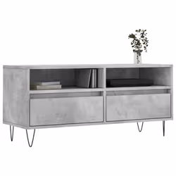 vidaXL TV Cabinet TV Unit Media Cabinet TV Stand Concrete Grey Engineered Wood