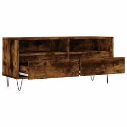 vidaXL TV Cabinet TV Unit Media Cabinet TV Stand Smoked Oak Engineered Wood - Additional view 5
