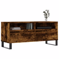 vidaXL TV Cabinet TV Unit Media Cabinet TV Stand Smoked Oak Engineered Wood