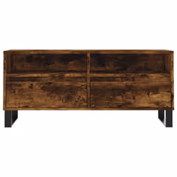 vidaXL TV Cabinet TV Unit Media Cabinet TV Stand Smoked Oak Engineered Wood - Additional view 4
