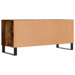 vidaXL TV Cabinet TV Unit Media Cabinet TV Stand Smoked Oak Engineered Wood - Additional view 7
