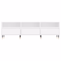 vidaXL TV Cabinet TV Unit Sideboard Media Unit TV Stand White Engineered Wood - Additional view 4