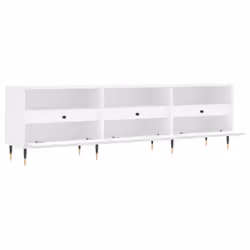 vidaXL TV Cabinet TV Unit Sideboard Media Unit TV Stand White Engineered Wood - Additional view 5