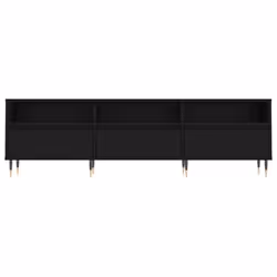 vidaXL TV Cabinet TV Unit Sideboard Media Unit TV Stand Black Engineered Wood - Additional view 4