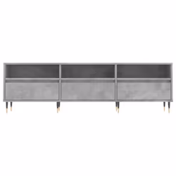vidaXL TV Cabinet TV Unit Media Cabinet TV Stand Concrete Grey Engineered Wood - Additional view 4