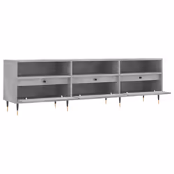 vidaXL TV Cabinet TV Unit Media Cabinet TV Stand Concrete Grey Engineered Wood - Additional view 5