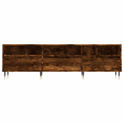 vidaXL TV Cabinet TV Unit Media Cabinet TV Stand Smoked Oak Engineered Wood - Additional view 4