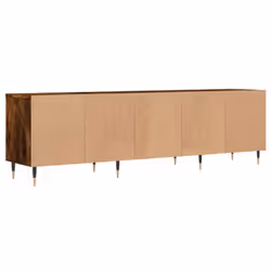 vidaXL TV Cabinet TV Unit Media Cabinet TV Stand Smoked Oak Engineered Wood - Additional view 7