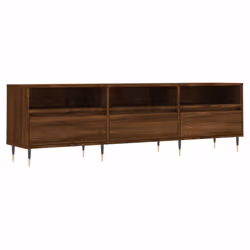 vidaXL TV Cabinet TV Unit Media Cabinet TV Stand Brown Oak Engineered Wood
