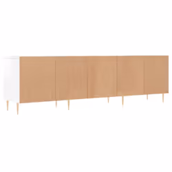 vidaXL TV Cabinet TV Unit Sideboard TV Stand High Gloss White Engineered Wood - Additional view 7