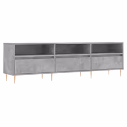 vidaXL TV Cabinet TV Unit Media Cabinet TV Stand Concrete Grey Engineered Wood