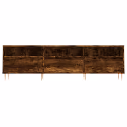 vidaXL TV Cabinet TV Unit Media Cabinet TV Stand Smoked Oak Engineered Wood - Additional view 4
