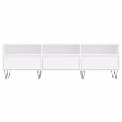 vidaXL TV Cabinet TV Unit Sideboard Media Unit TV Stand White Engineered Wood - Additional view 4