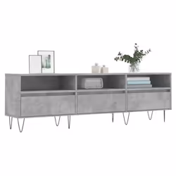 vidaXL TV Cabinet TV Unit Media Cabinet TV Stand Concrete Grey Engineered Wood