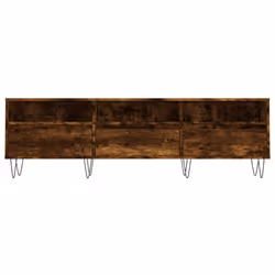 vidaXL TV Cabinet TV Unit Media Cabinet TV Stand Smoked Oak Engineered Wood - Additional view 4