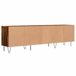 vidaXL TV Cabinet TV Unit Media Cabinet TV Stand Smoked Oak Engineered Wood - Additional view 7
