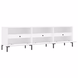vidaXL TV Cabinet TV Unit Sideboard Media Unit TV Stand White Engineered Wood - Additional view 5