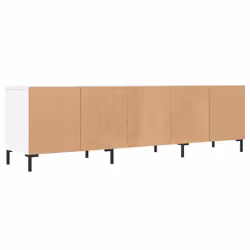 vidaXL TV Cabinet TV Unit Sideboard Media Unit TV Stand White Engineered Wood - Additional view 7