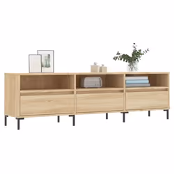 vidaXL TV Cabinet TV Unit Media Cabinet TV Stand Sonoma Oak Engineered Wood