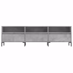 vidaXL TV Cabinet TV Unit Media Cabinet TV Stand Concrete Grey Engineered Wood - Additional view 4