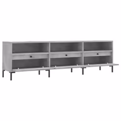 vidaXL TV Cabinet TV Unit Media Cabinet TV Stand Concrete Grey Engineered Wood - Additional view 5