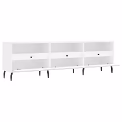 vidaXL TV Cabinet TV Unit Sideboard Media Unit TV Stand White Engineered Wood - Additional view 5