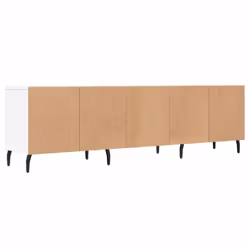 vidaXL TV Cabinet TV Unit Sideboard Media Unit TV Stand White Engineered Wood - Additional view 7