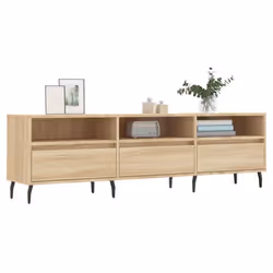 vidaXL TV Cabinet TV Unit Media Cabinet TV Stand Sonoma Oak Engineered Wood