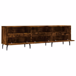 vidaXL TV Cabinet TV Unit Media Cabinet TV Stand Smoked Oak Engineered Wood - Additional view 5