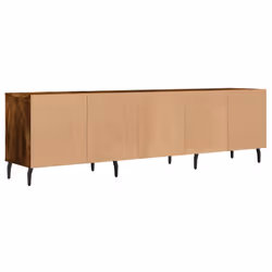 vidaXL TV Cabinet TV Unit Media Cabinet TV Stand Smoked Oak Engineered Wood - Additional view 7