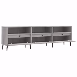 vidaXL TV Cabinet TV Unit Media Cabinet TV Stand Grey Sonoma Engineered Wood - Additional view 5