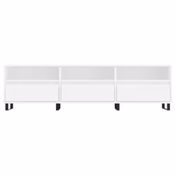 vidaXL TV Cabinet TV Unit Sideboard Media Unit TV Stand White Engineered Wood - Additional view 4