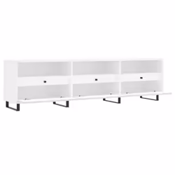 vidaXL TV Cabinet TV Unit Sideboard Media Unit TV Stand White Engineered Wood - Additional view 5