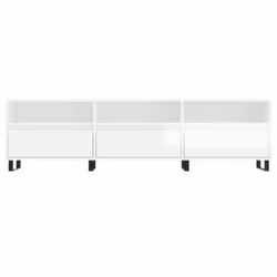 vidaXL TV Cabinet TV Unit Sideboard TV Stand High Gloss White Engineered Wood - Additional view 4
