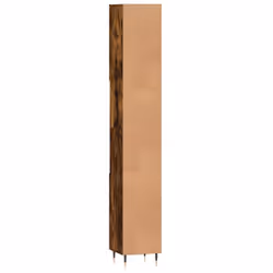 vidaXL Bathroom Cabinet Vanity Unit Highboard Grey Sonoma Engineered Wood - smoked oak - Additional view 7