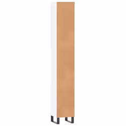 vidaXL Bathroom Cabinet Vanity Unit Highboard Cupboard White Engineered Wood - Additional view 7