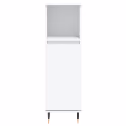 vidaXL Bathroom Cabinet Vanity Unit Highboard Cupboard White Engineered Wood - Additional view 4