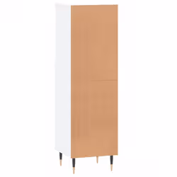 vidaXL Bathroom Cabinet Vanity Unit Highboard Cupboard White Engineered Wood - Additional view 7