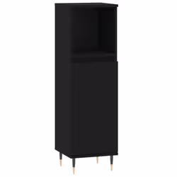VidaXL 831549, Black, Wood, 300 mm, 300 mm, 1000 mm, 10 cm
