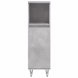 vidaXL Bathroom Cabinet Vanity Unit Storage Cabinet Cupboard Engineered Wood - concrete grey - Additional view 4
