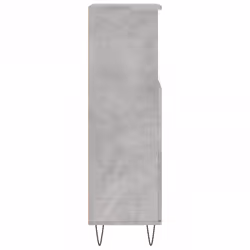 vidaXL Bathroom Cabinet Vanity Unit Storage Cabinet Cupboard Engineered Wood - concrete grey - Additional view 6