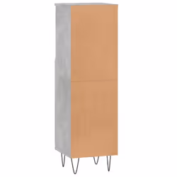 vidaXL Bathroom Cabinet Vanity Unit Storage Cabinet Cupboard Engineered Wood - concrete grey - Additional view 7