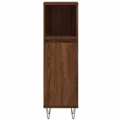 vidaXL Bathroom Cabinet Vanity Unit Storage Cabinet Cupboard Engineered Wood - brown oak - Additional view 4