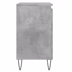 vidaXL Bathroom Cabinet Vanity Unit Highboard Cupboard White Engineered Wood - concrete grey - Additional view 5